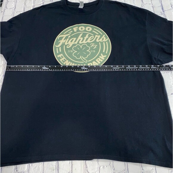 Gildan T-Shirt Men's Size 3XL Color Black Foo Fighters Fenway Park Graphic - Picture 7 of 8